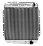 1965-1966 Mustang Radiator, Aluminum, V8, 2 Super Row HD