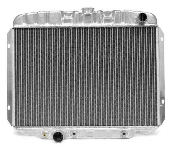 1967-1970 Mustang Aluminum Radiator 24 inches - 2 Super Row Performance, OBC