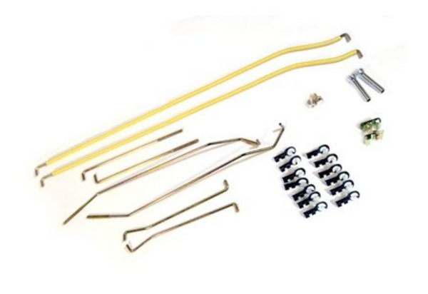 1969-1970 Mustang Door Lock Rod Set, RH & LH