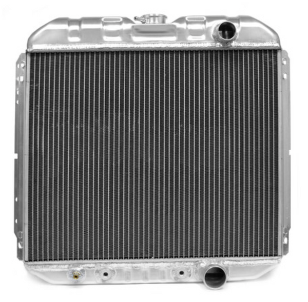 1967-1968 Mustang Radiator, Aluminum, V8, 2 Super Row, 20 inches