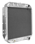 1967-1968 Mustang Radiator, Aluminum, V8, 2 Super Row, 20 inches