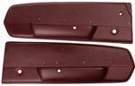 Red 1967 Mustang Deluxe Door Panels
