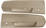 Parchment 1967 Mustang Deluxe Door Panels