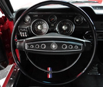 Black 1968-1969 Mustang Steering Wheel, Standard