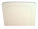White 1968-1970 Mustang Front Seat Back Trim Panel