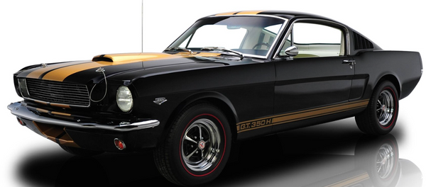 1966 Shelby Mustang Stripe Kit, GT350H,  inchesHERTZ inches