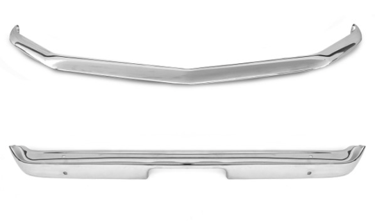 1969-1970 Mustang Front & Rear Bumper Set - Premium Quality