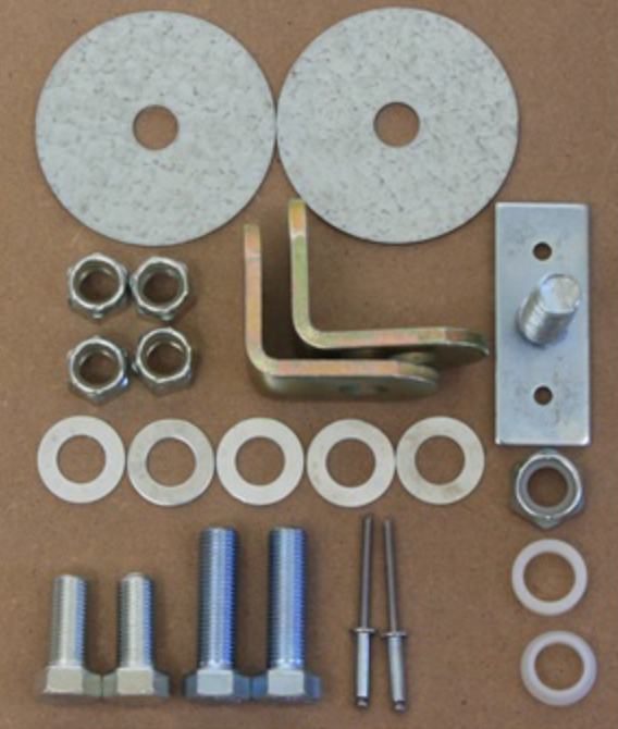 1965-1973 Mustang 3-Point Seat Belt Installation Kit