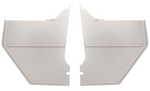 Coupe/Fastback / White 1965-1966 Mustang Kick Panels