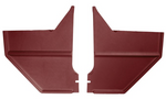 Coupe/Fastback / Maroon 1967-1968 Mustang Kick Panels