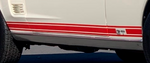 Red 1967 Mustang Stripe Kit, GT