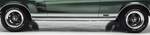White 1967 Mustang Stripe Kit, GT