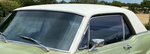 White 1965-1973 Mustang Vinyl Top