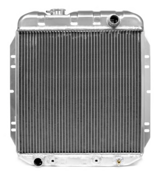 1965-1966 Mustang Radiator, Aluminum, 6 cyl, 2 Super Row