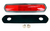 1968 Mustang Quarter Panel Reflector, After 02/15/68, Lens, with Chrome Bezel