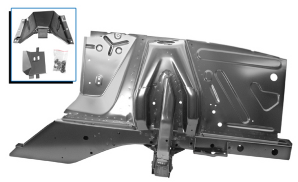 1967-1968 Mustang Shock Tower & Apron Assembly, LH