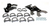 1970 Mustang Dual Exhaust Hanger Kit, Mach 1, V8 (Boss 302, Boss 429), 2-1/4 inches