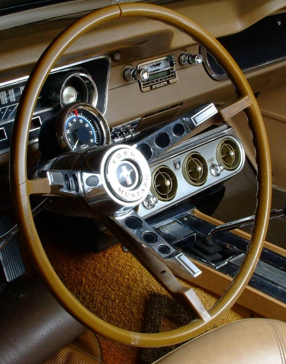 John's Mustang: 1965-1966 Mustang Steering Wheel OEM - (Excl. Horn Ring)