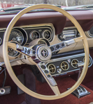 Parchment 1965-1966 Mustang Steering Wheel OEM - (Excl. Horn Ring)