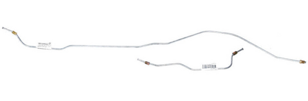 1964-1966 Mustang Pre-Bent Rear Housing Brake Line, V8, Factory, Single Exhaust - SS