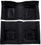 Black/Black 1969 Mustang Mach 1 Carpet, No Fold Down