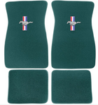 Aqua/Turquoise 1965-1973 Mustang Pony Floor Mats