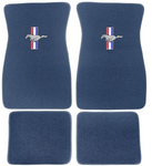 Ford Blue 1965-1973 Mustang Pony Floor Mats