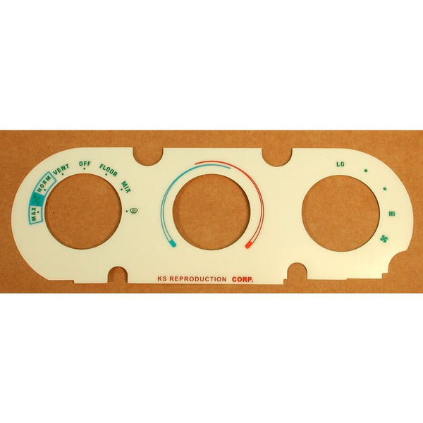 1987-1989 Mustang A/C Gauge Decal
