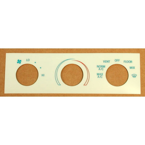 1994-2000 Mustang A/C Gauge Decal