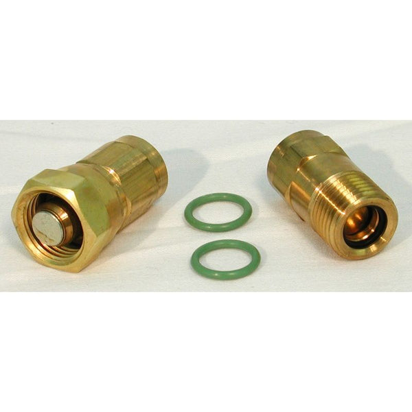 1967-1973 Mustang Sight Glass Quick Disconnect Fittings, Male & Female