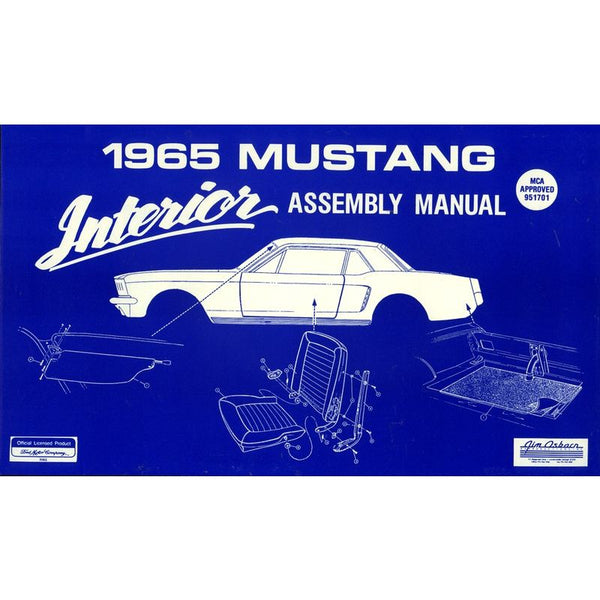 1965 Mustang Interior Assembly Manual
