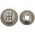 1965-1966 Mustang Transmission Gear Shift Lever Knob, 4 Speed, Billet Aluminum