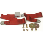 Dark Red 1965-1973 Mustang Seat Belt, Deluxe Aftermarket