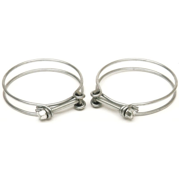 1965-1970 Mustang Fuel Tank Filler Hose Clamp Kit, Original type, 2 pcs