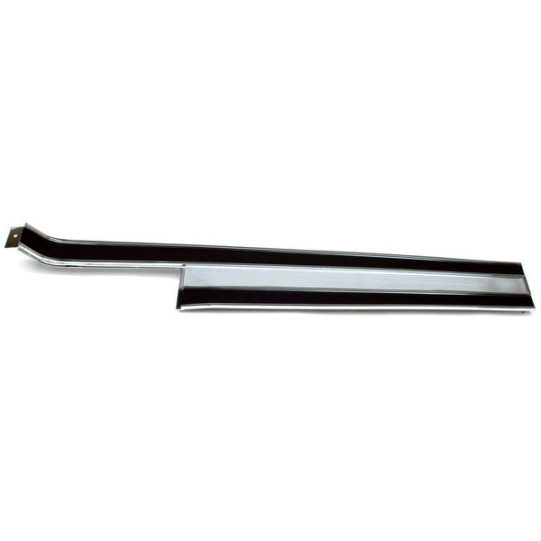 1965-1966 Mustang Console Top Bezel, Chrome, w/Blk