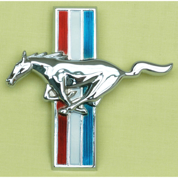 1965-1968 Mustang Running Pony Fender Ornament, LH