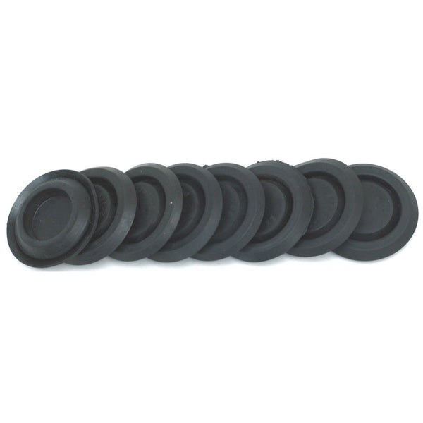 1965-1968 Mustang Seat Bolt Access Hole Plug, 1.50 inches Dia., Set of 8