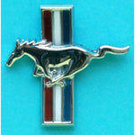 1965 Mustang Glove Box Emblem, Curve