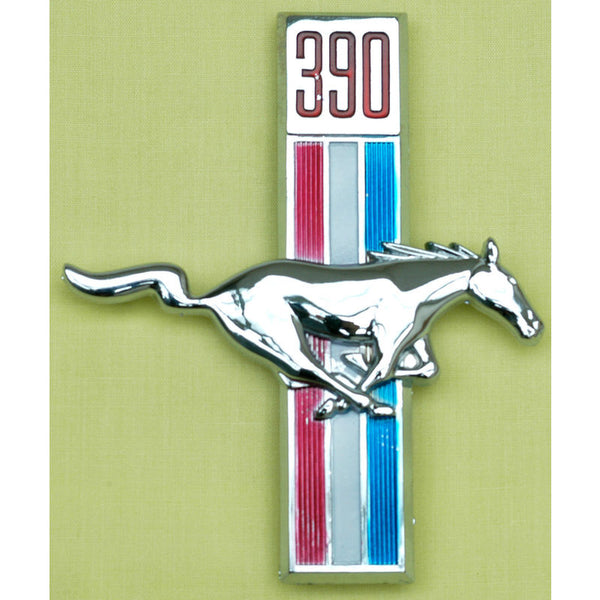 1967-1968 Mustang Running Pony Fender Ornament, 390, RH