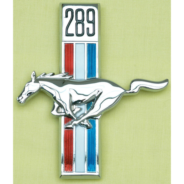 1967-1968 Mustang Running Pony Fender Ornament, 289, LH