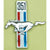 1967-1968 Mustang Running Pony Fender Ornament, 351, LH