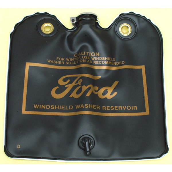 1967 Mustang Windshield Washer Reservoir, Gold paint Bag