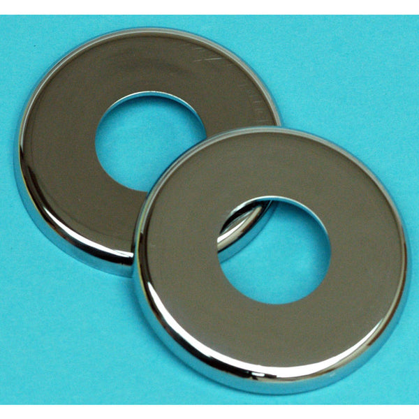 1969-1973 Mustang Window Regulator Handle Plates, Door, Bright Finish, RH & LH