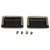 1969-1970 Mustang Standard Door Panel Cups, Black