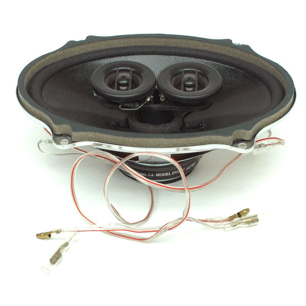 1967-1968 Mustang Dash Mount Speaker, Dual Voice Coil, Conv, w/AC, 140 Watts Peak Power