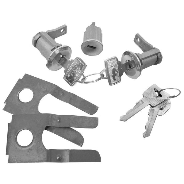 1965-1966 Mustang Ignition & Doors Lock Set, w/Pony keys