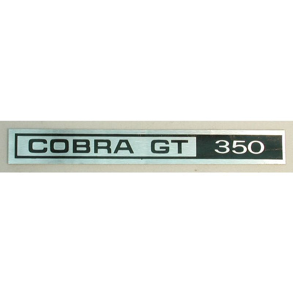 1969-1970 Mustang Dash Emblem Decal, Shelby GT350, Cobra