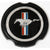 1970-1973 Mustang Slotted Wheel Center, Plastic, Pony Emblem