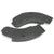 1971-1973 Mustang Inner Seat Hinge Covers, Black