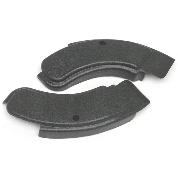 1971-1973 Mustang Inner Seat Hinge Covers, Black